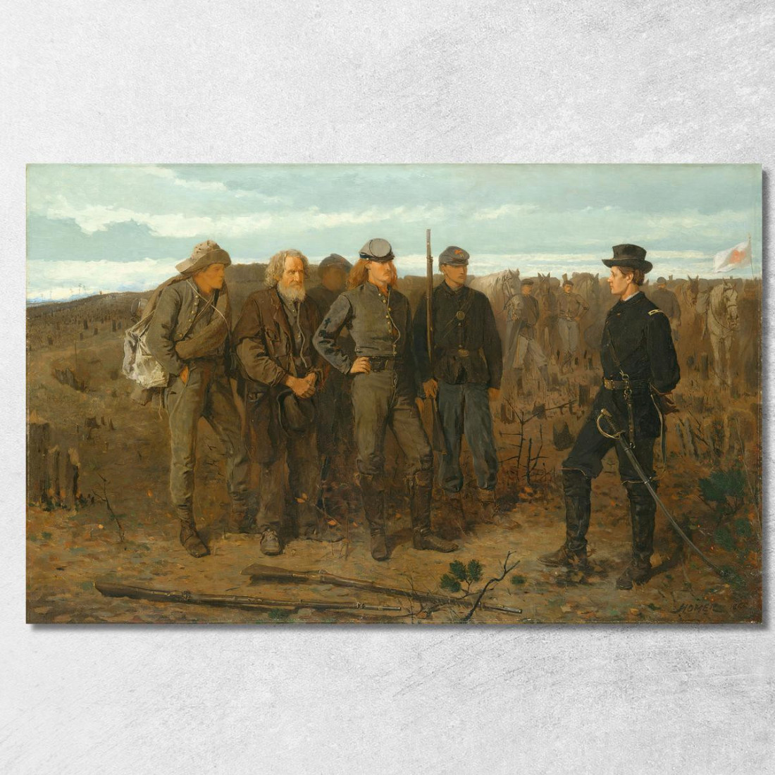 Prigionieri Dal Fronte Winslow Homer quadro stampato su tela Prigionieri Dal Fronte Winslow Homer quadro stampato su tela