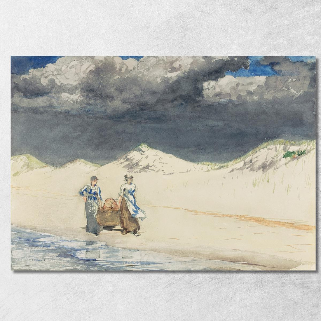 Sabbia E Cielo Winslow Homer quadro stampato su tela Sabbia E Cielo Winslow Homer quadro stampato su tela