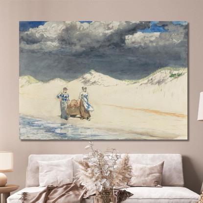 Sabbia E Cielo Winslow Homer quadro stampato su tela