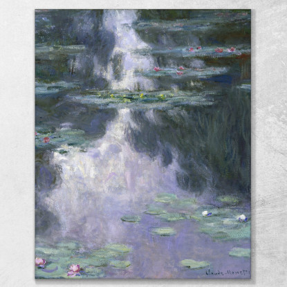 Ninfee 1907 Claude Monet mnt111 quadro stampato su tela