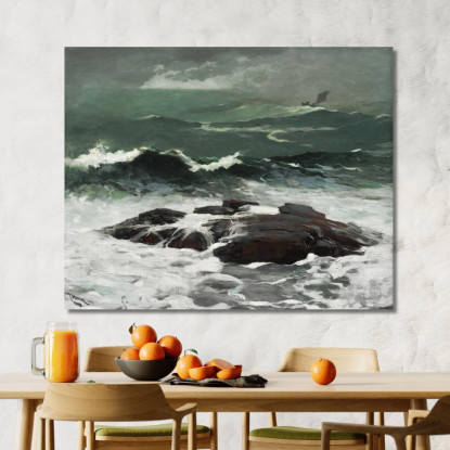 Bourrasque D'Été Winslow Homer tableau impression sur toile