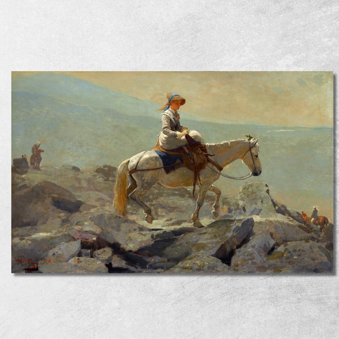 Der Reitweg White Mountains Winslow Homer drucken auf leinwand