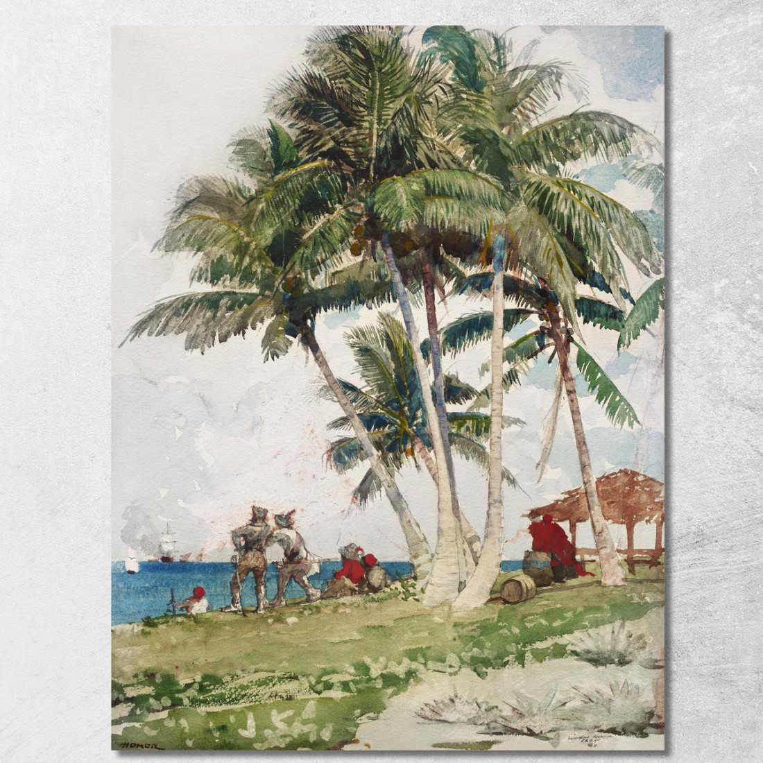 The Buccaneers Winslow Homer canvas print The Buccaneers Winslow Homer canvas print