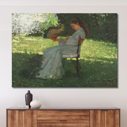 The Butterfly Winslow Homer canvas print