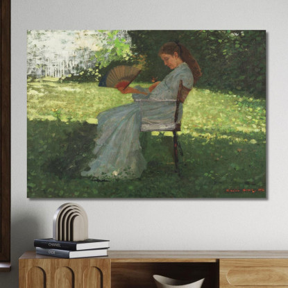 The Butterfly Winslow Homer canvas print