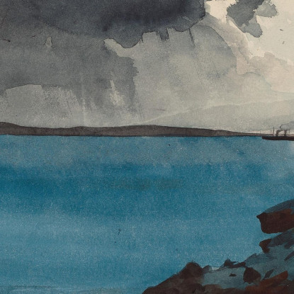 La Tormenta Que Se Avecina Winslow Homer cuadro en lienzo