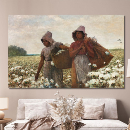 I Raccoglitori Di Cotone Winslow Homer quadro stampato su tela