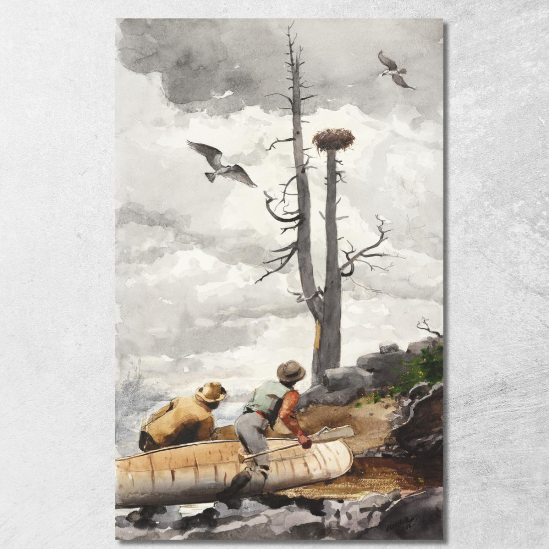 El Nido Del Águila Winslow Homer cuadro en lienzo El Nido Del Águila Winslow Homer cuadro en lienzo
