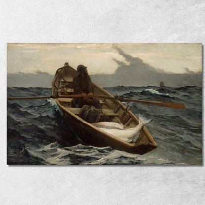 La Advertencia De Niebla Winslow Homer cuadro en lienzo