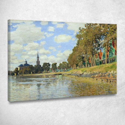 Zaandam 1871 Claude Monet mnt117 quadro stampato su tela