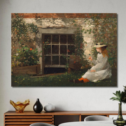 The Four-Leaf Clover Winslow Homer canvas print