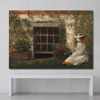 The Four-Leaf Clover Winslow Homer canvas print