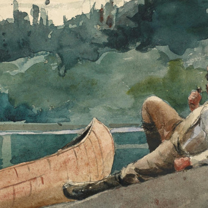 La Guida Winslow Homer quadro stampato su tela