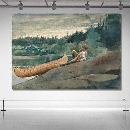 La Guida Winslow Homer quadro stampato su tela