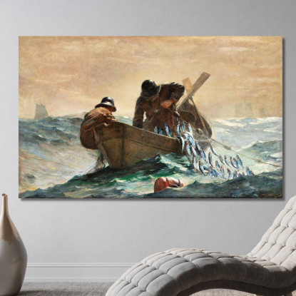 Le Filet À Hareng Winslow Homer tableau impression sur toile