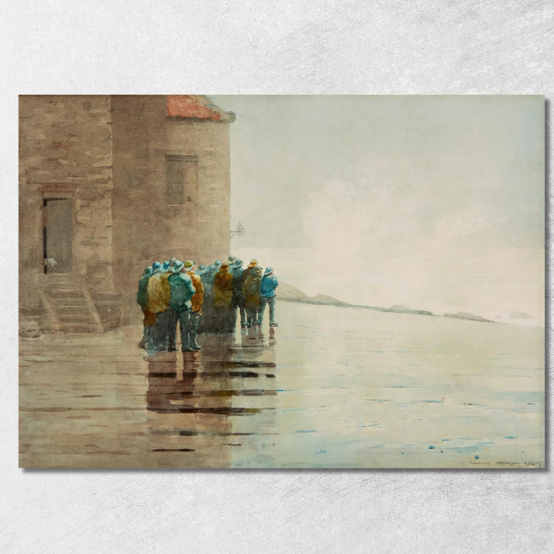 The Life Brigade Winslow Homer canvas print The Life Brigade Winslow Homer canvas print