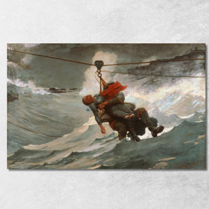 La Ligne De Vie Winslow Homer tableau impression sur toile