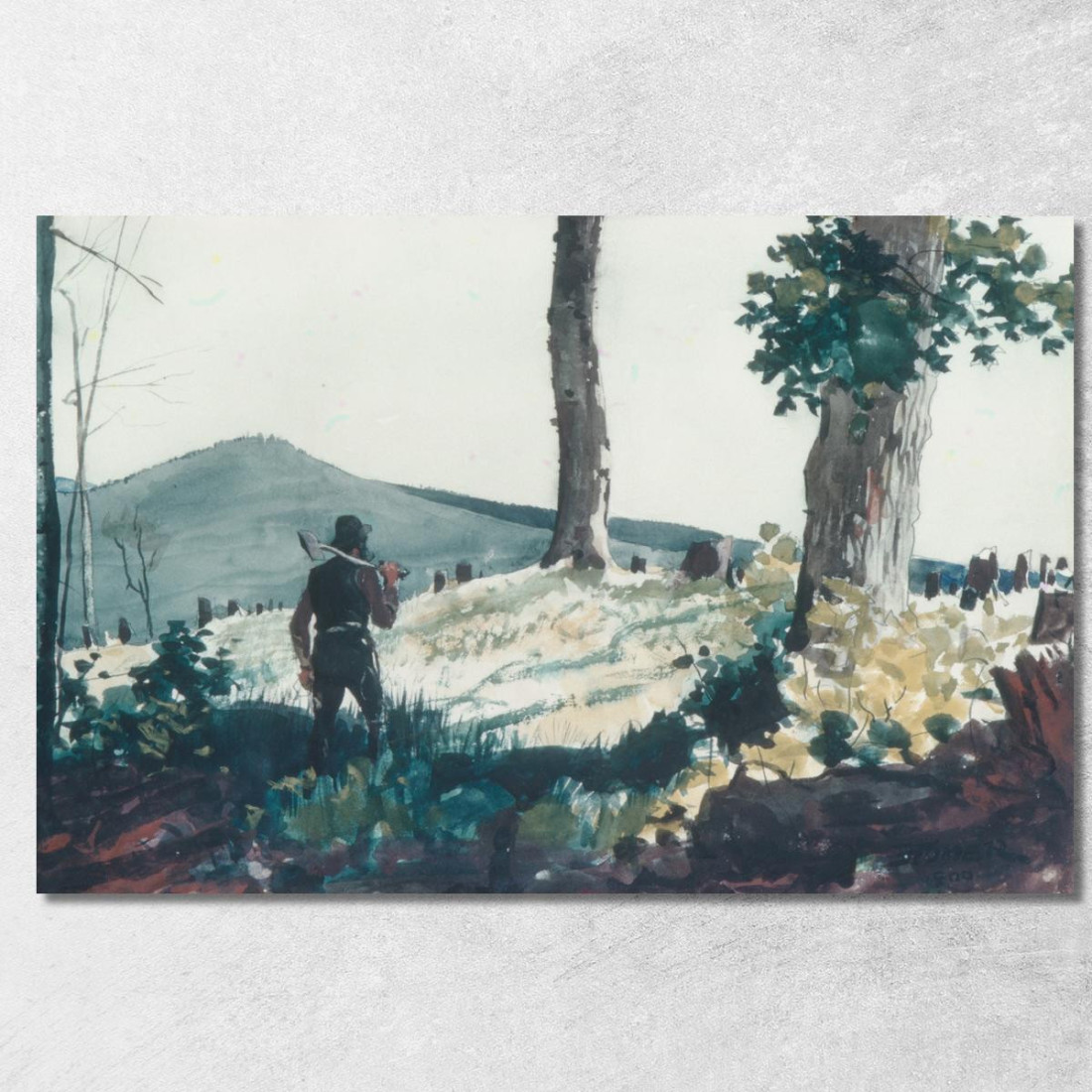 Le Pionnier Winslow Homer tableau impression sur toile Le Pionnier Winslow Homer tableau impression sur toile