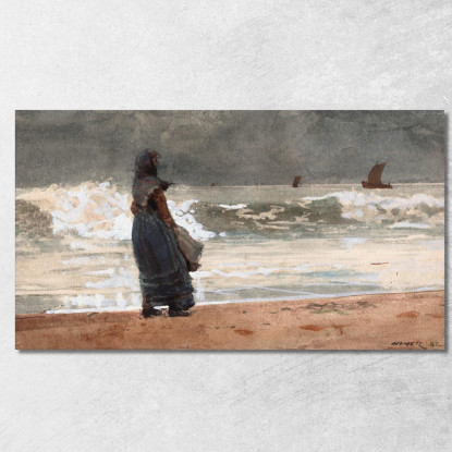 Der Wächter Tynemouth Winslow Homer drucken auf leinwand