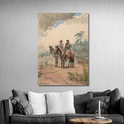 Deux Éclaireurs Winslow Homer tableau impression sur toile