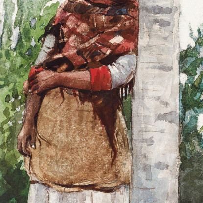 Unter Einer Palme Winslow Homer drucken auf leinwand