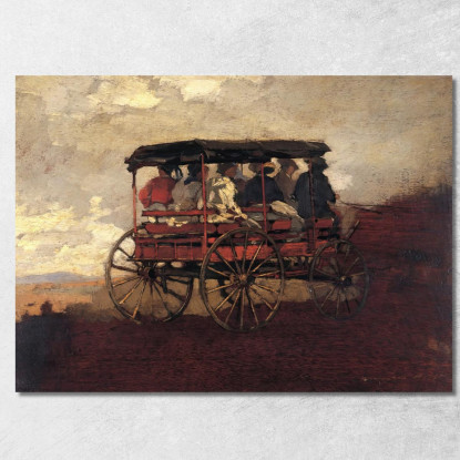 Carro De Montaña Blanca Winslow Homer cuadro en lienzo