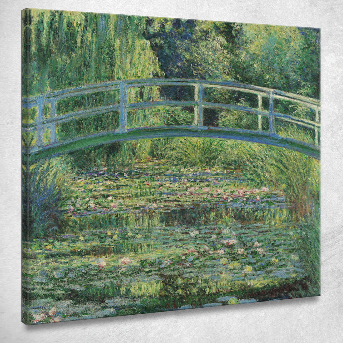 Lo Stagno Delle Ninfee Claude Monet mnt124 quadro stampato su tela Lo Stagno Delle Ninfee Claude Monet mnt124 quadro stampato su tela