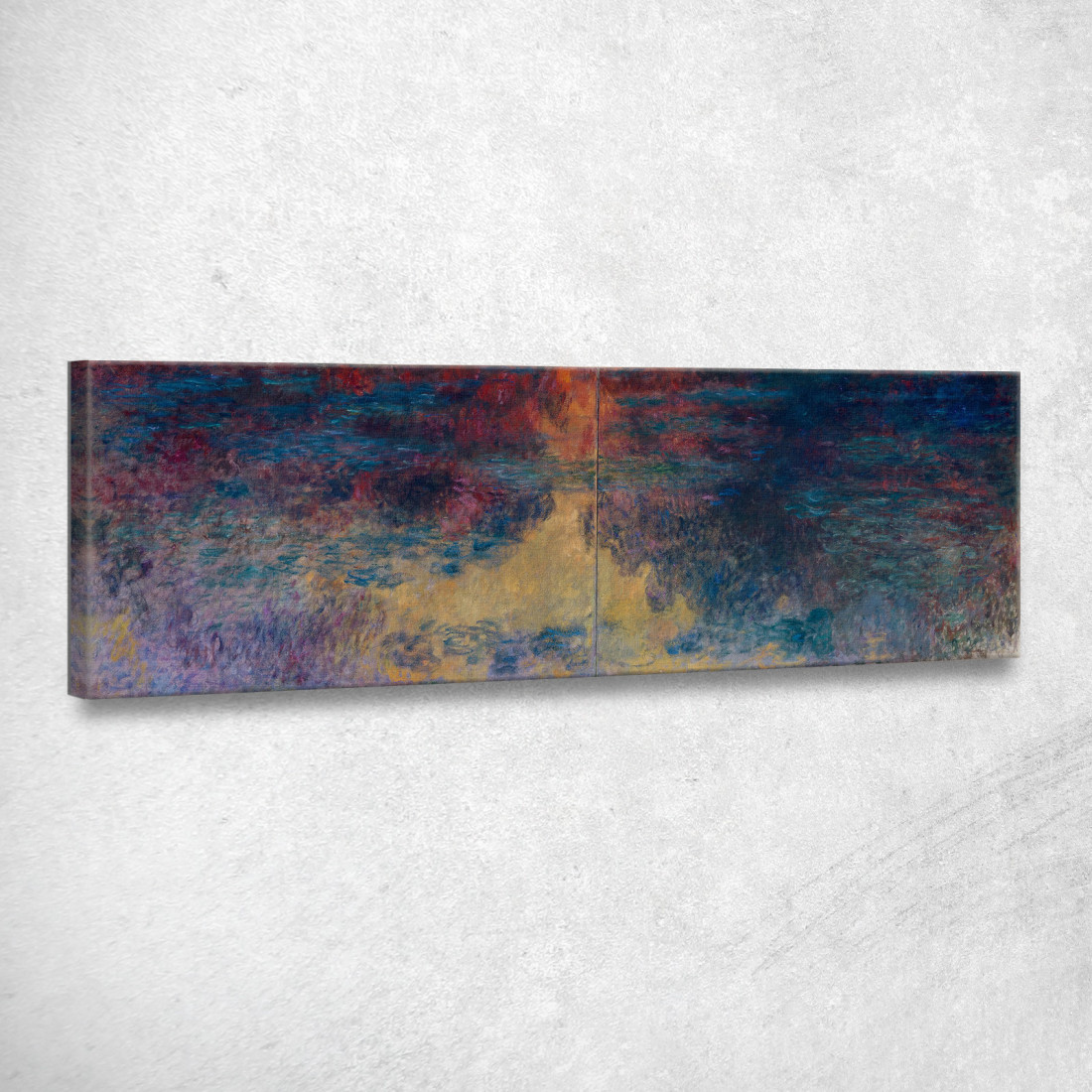 Lo Stagno Delle Ninfee La Sera Claude Monet mnt125 quadro stampato su tela Lo Stagno Delle Ninfee La Sera Claude Monet mnt125 quadro stampato su tela