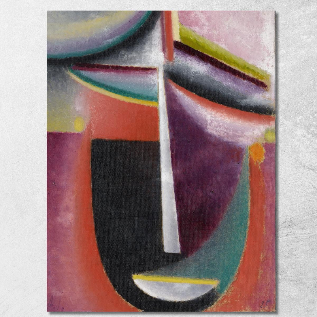 Mistero Della Testa Astratta Alexej von Jawlensky avj5 quadro stampato su tela Mistero Della Testa Astratta Alexej von Jawlensky avj5 quadro stampato su tela