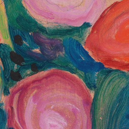 Blumenstrauss In Vaso Alexej von Jawlensky avj17 quadro stampato su tela