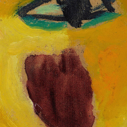 Testa Mistica Del Poeta Alexej von Jawlensky avj24 quadro stampato su tela