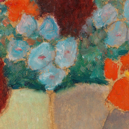 Grande Bouquet Luminoso Di Natura Morta Alexej von Jawlensky avj38 quadro stampato su tela