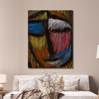 Meditazione N.30 Alexej von Jawlensky avj59 quadro stampato su tela