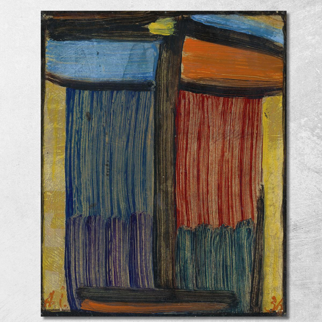 Meditazione Su Fondo Oro Alexej von Jawlensky avj63 quadro stampato su tela Meditazione Su Fondo Oro Alexej von Jawlensky avj63 quadro stampato su tela