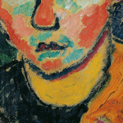 Ritratto Di Signora Alexej von Jawlensky avj78 quadro stampato su tela