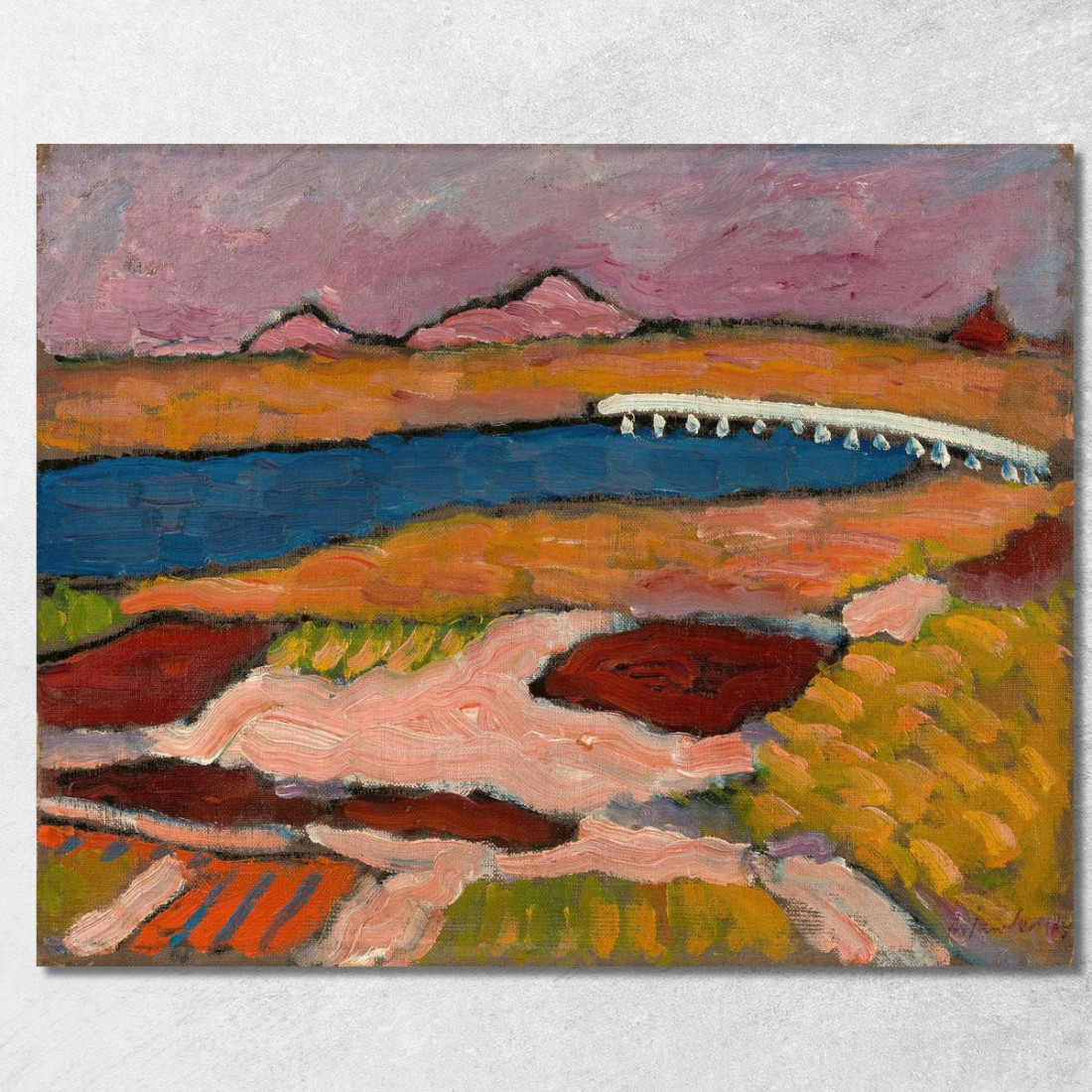 Prerow Darß Pomerania Alexej von Jawlensky avj81 quadro stampato su tela Prerow Darß Pomerania Alexej von Jawlensky avj81 quadro stampato su tela