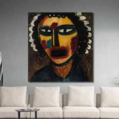 Profeta Sibilla Alexej von Jawlensky avj82 quadro stampato su tela