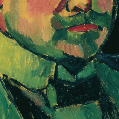 Auto Ritratto Alexej von Jawlensky avj86 quadro stampato su tela