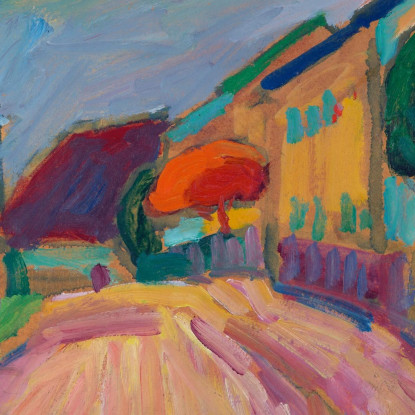 Schizzo Di Murnau Alexej von Jawlensky avj89 quadro stampato su tela