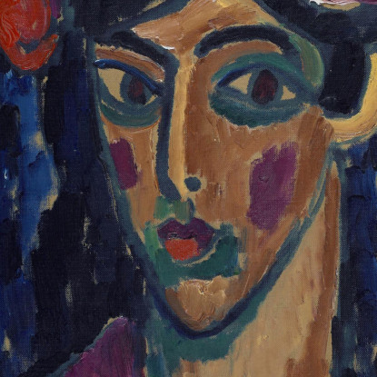 Spagnolo Alexej von Jawlensky avj92 quadro stampato su tela