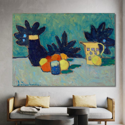 Natura Morta Con Frutta Alexej von Jawlensky avj97 quadro stampato su tela