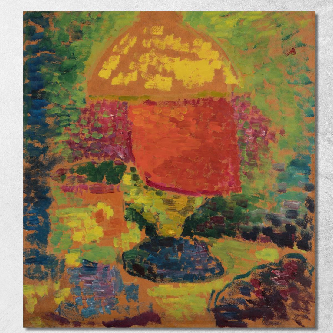 Natura Morta Con Lampada A Petrolio Alexej von Jawlensky avj98 quadro stampato su tela Natura Morta Con Lampada A Petrolio Alexej von Jawlensky avj98 quadro stampato su tela