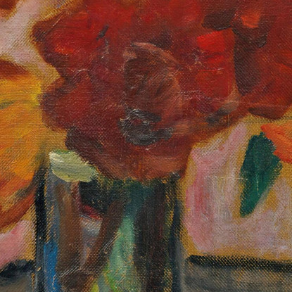 Natura Morta Natura Morta Con Fiori Alexej von Jawlensky avj106 quadro stampato su tela