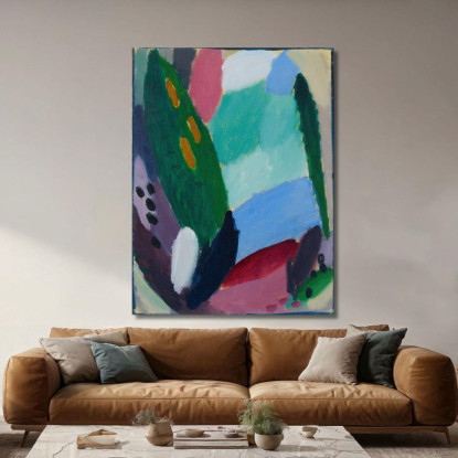 Variazione N. 10  Alexej von Jawlensky avj122 quadro stampato su tela