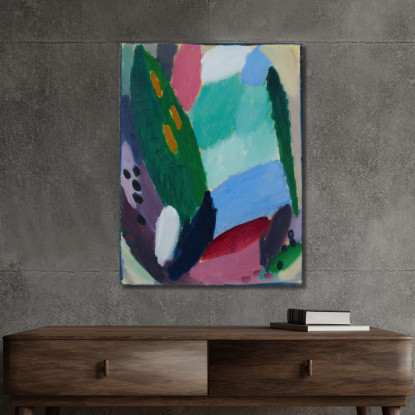 Variazione N. 10  Alexej von Jawlensky avj122 quadro stampato su tela