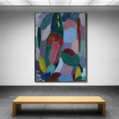Variazione Crepuscolo Alexej von Jawlensky avj125 quadro stampato su tela