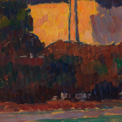 Wasserburg Alexej von Jawlensky avj128 quadro stampato su tela