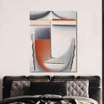 Umore Invernale Testa Astratta Alexej von Jawlensky avj130 quadro stampato su tela