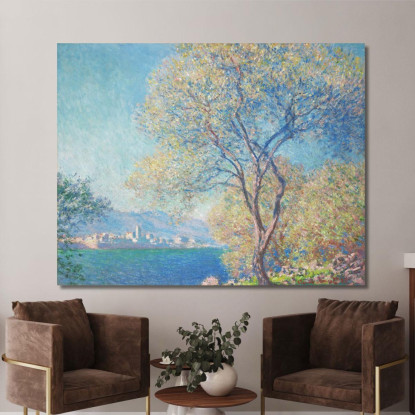 Antibes Visto Da La Salis Claude Monet mnt151 quadro stampato su tela