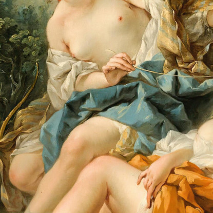 Ninfe A Caccia François Boucher fbc34 quadro stampato su tela